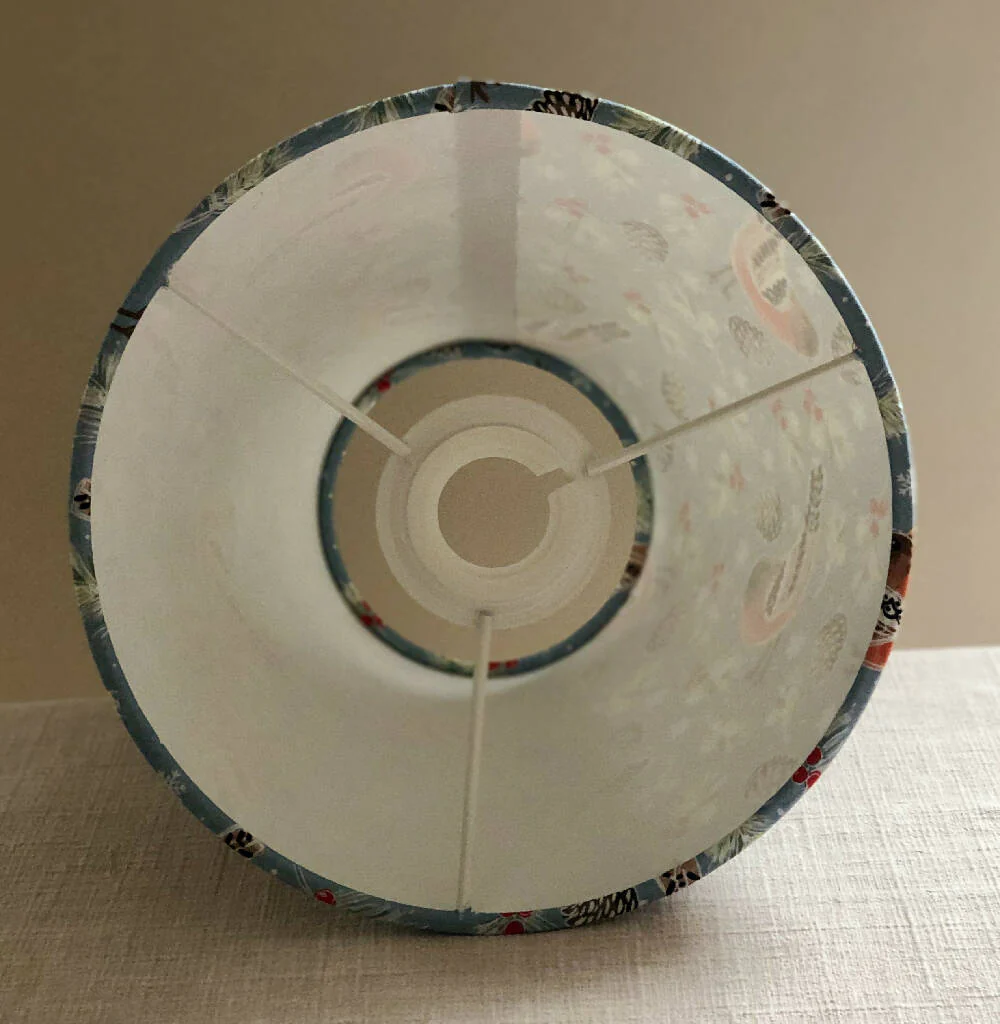 'Christmas Robins' Empire Lampshade - Image 4