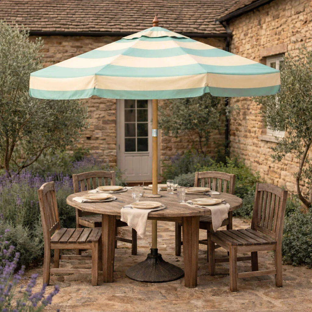 Bounder Stripe Parasol - Riviera Sail (2.4m)