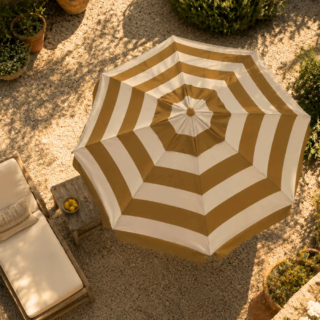 Bounder Stripe Parasol - Riviera Sail (2.4m) - Image 3