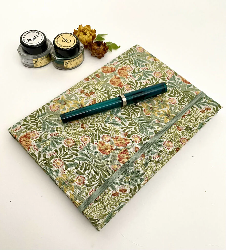 Bower Fabric Journal | Emery Walker A5 Hardback Notebook - Image 10