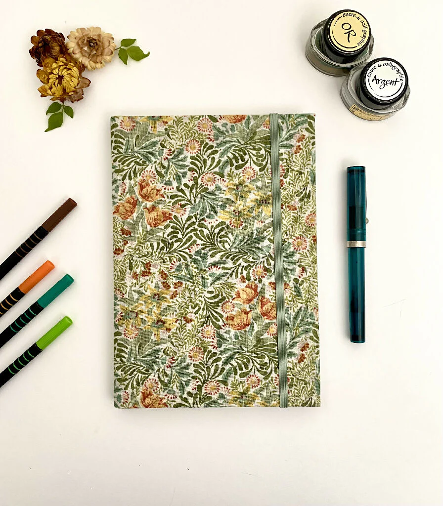 Bower Fabric Journal | Emery Walker A5 Hardback Notebook - Image 2