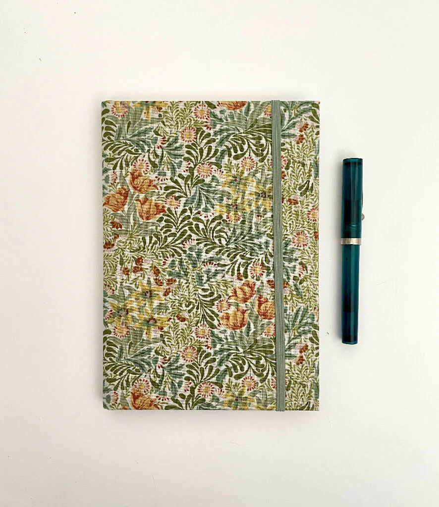 Bower Fabric Journal | Emery Walker A5 Hardback Notebook - Image 3