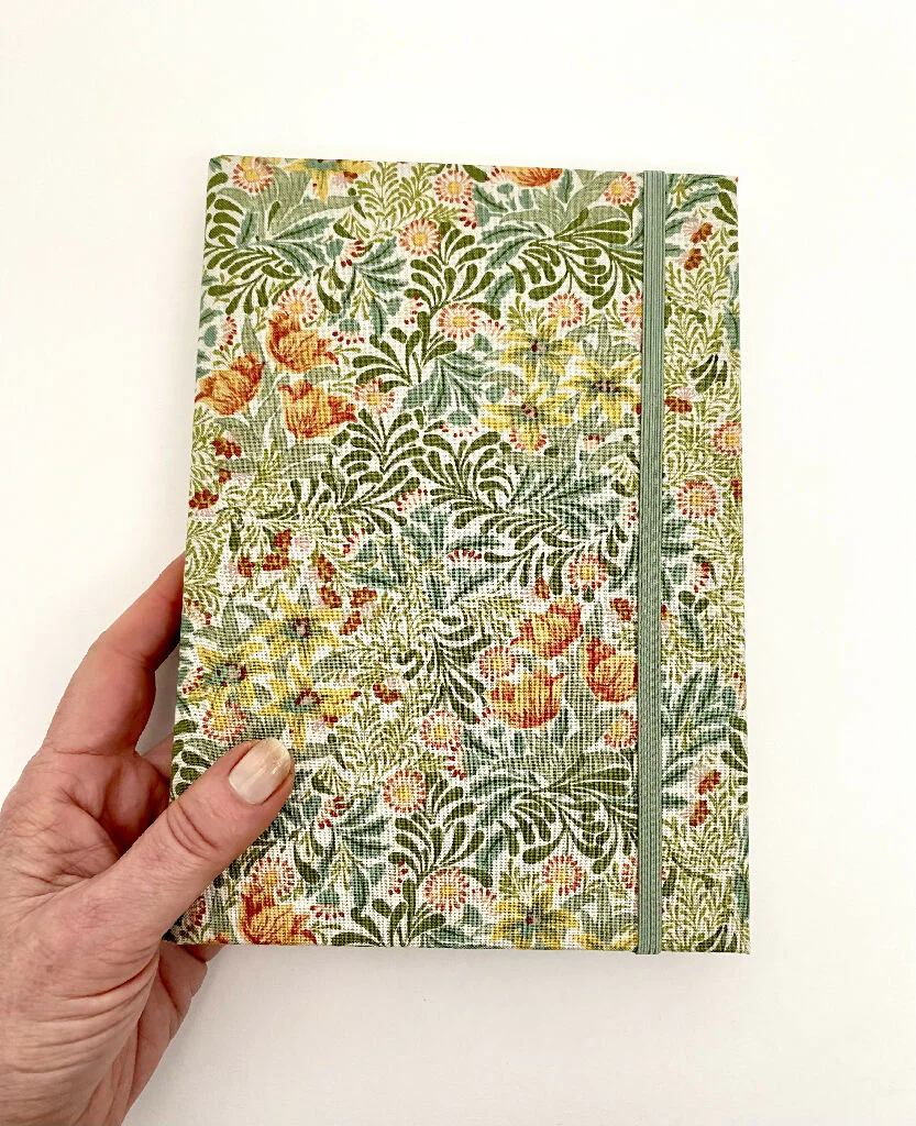 Bower Fabric Journal | Emery Walker A5 Hardback Notebook - Image 8