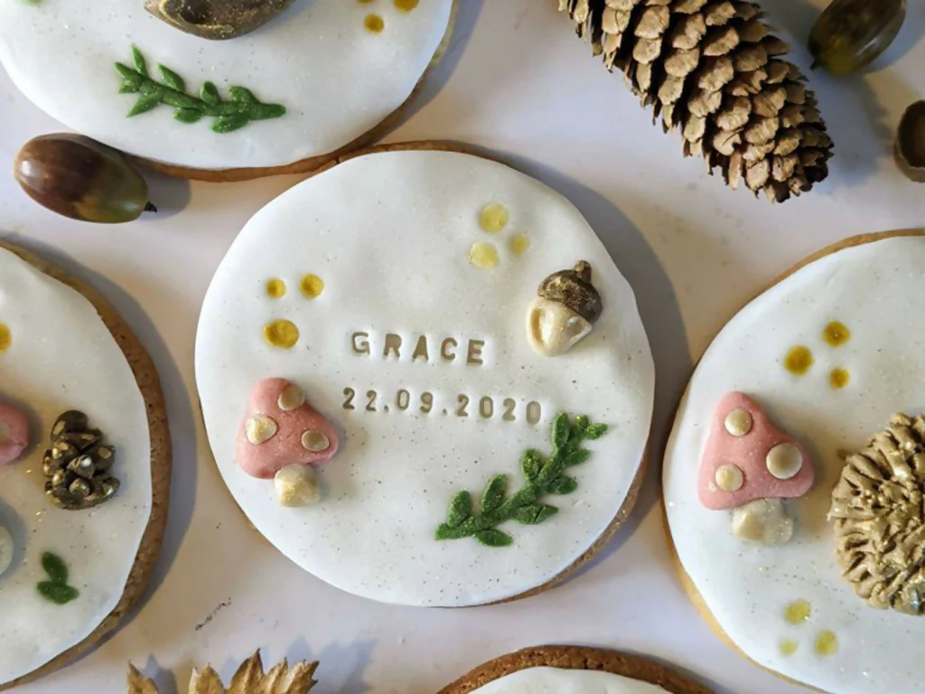 Box of 6 Personalised Hand Iced Woodland Creatures Biscuit Box - Image 8