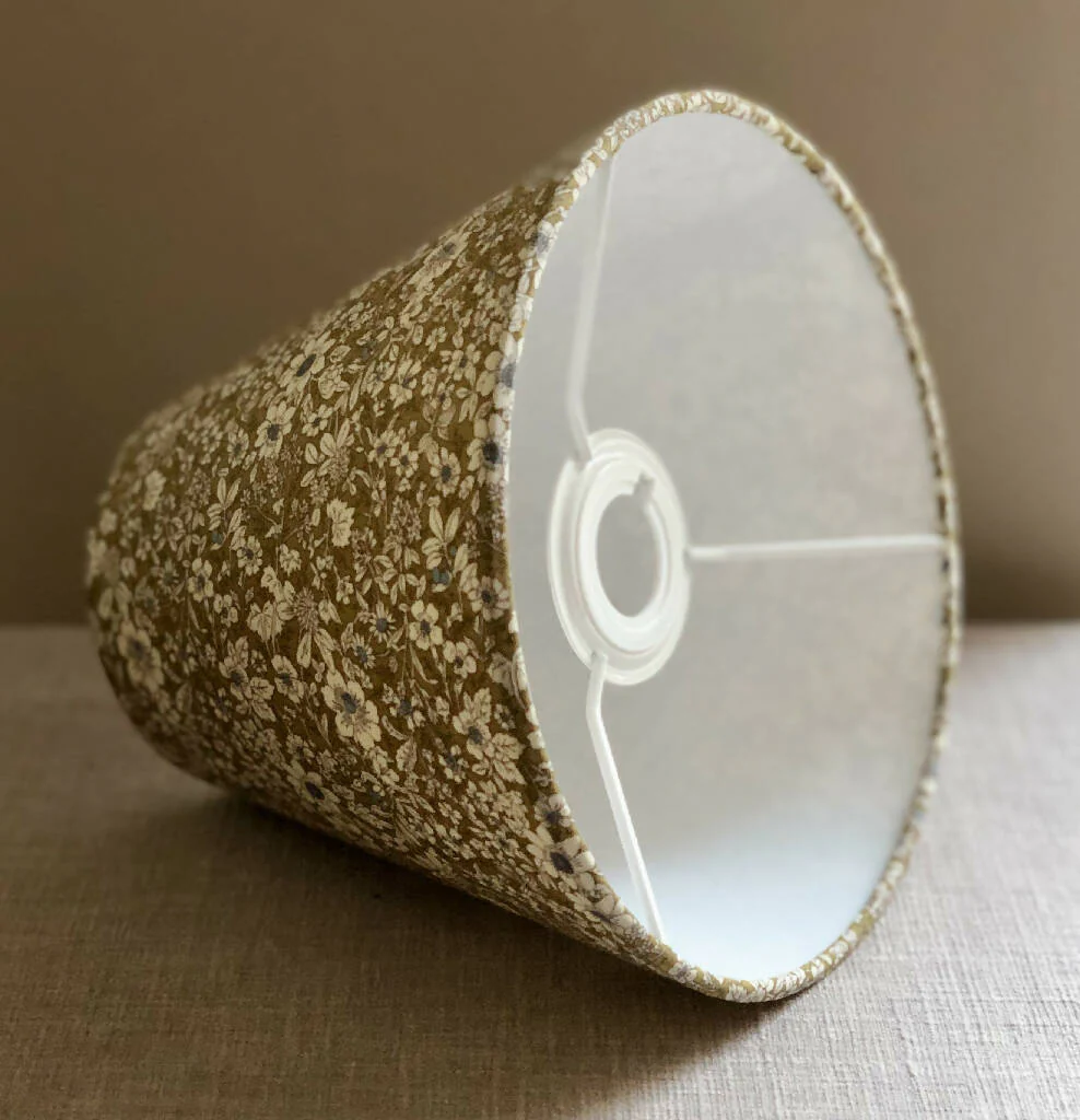 'Autumn Flowers' Lampshade in Green - Image 3