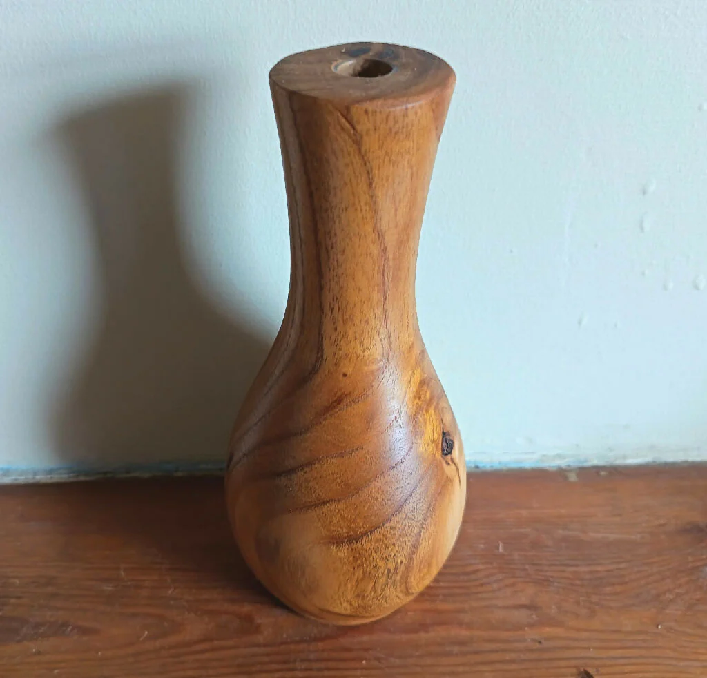 Bud vase - Mulberry Wood - Bottle shape - Image 3