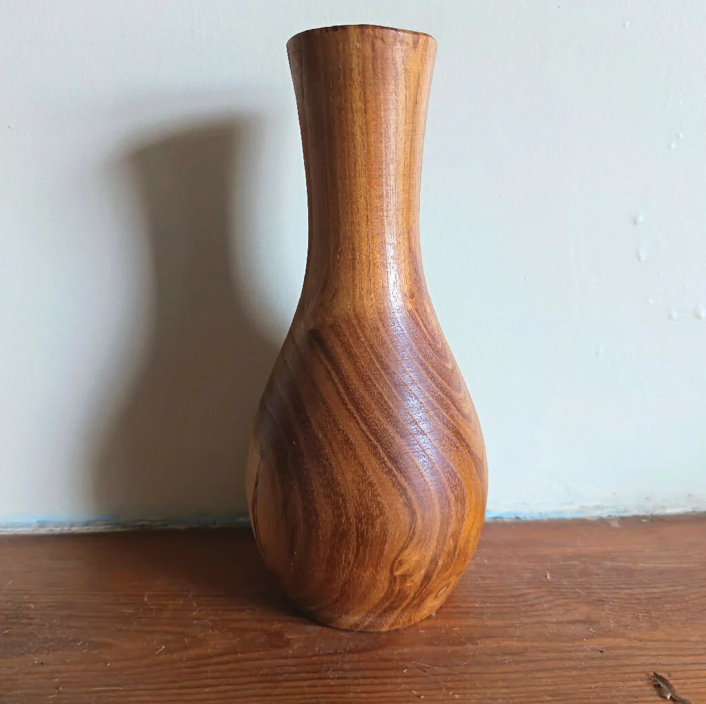 Bud vase - Mulberry Wood - Bottle shape - Image 4
