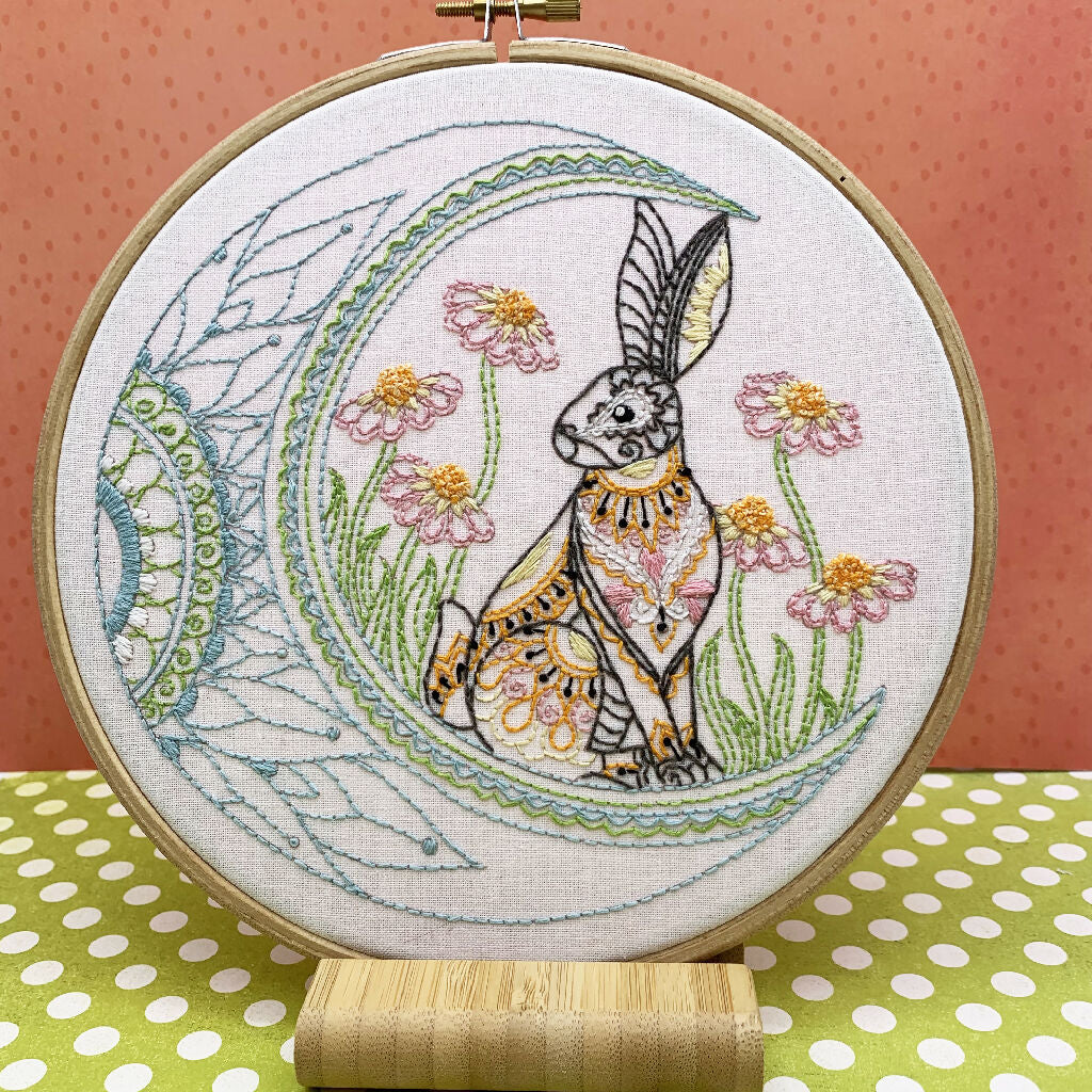 Celestial Hare Embroidery Kit