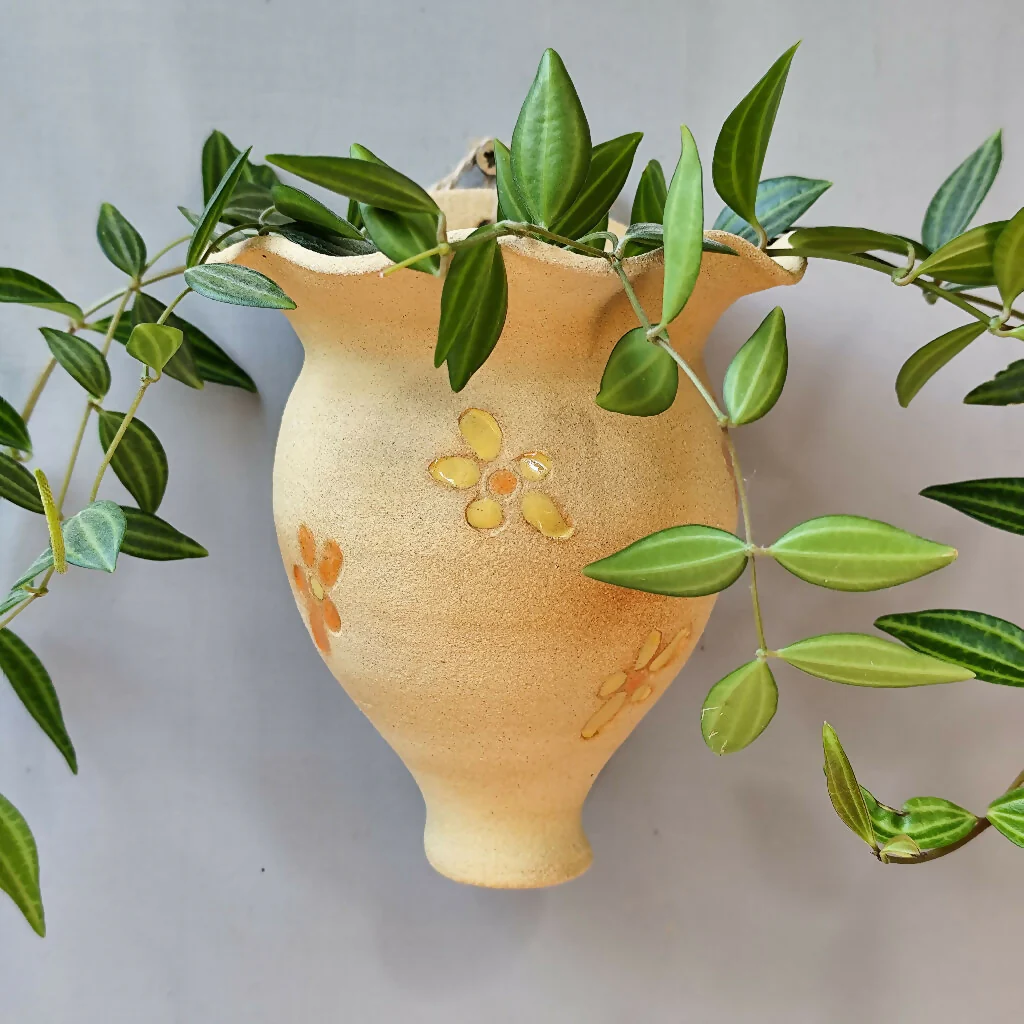 Ceramic Wall Mounted Plant Pot Handmade Hanging Planter - Image 3