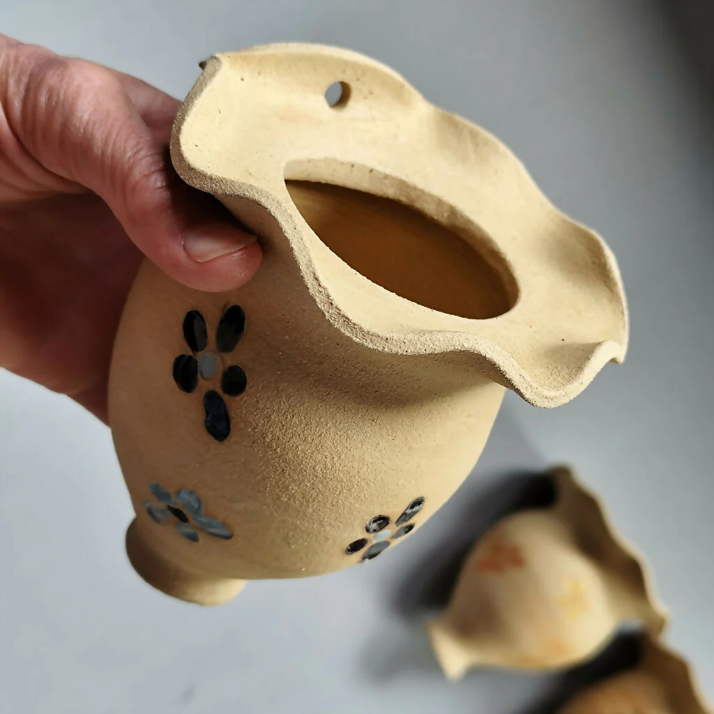 Ceramic Wall Mounted Plant Pot Handmade Hanging Planter - Image 6