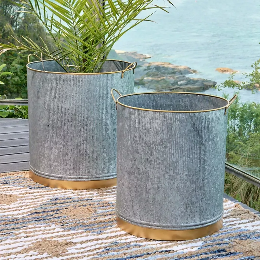 Champak Floor Planter in Large - Image 2