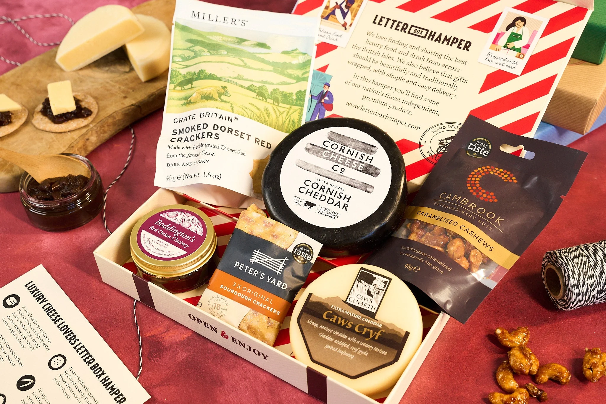 Cheese Lovers Letter Box Hamper - Image 2