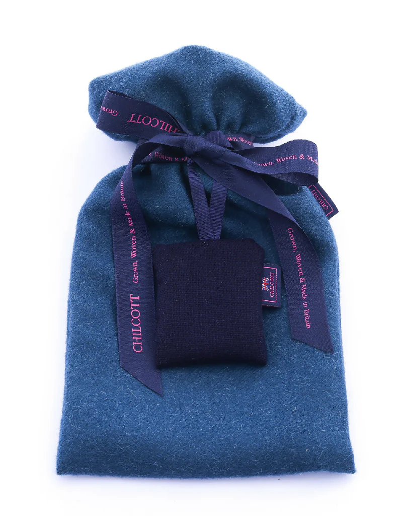 Chilcott Alpaca Hot Water Bottle - Atlantic Blue