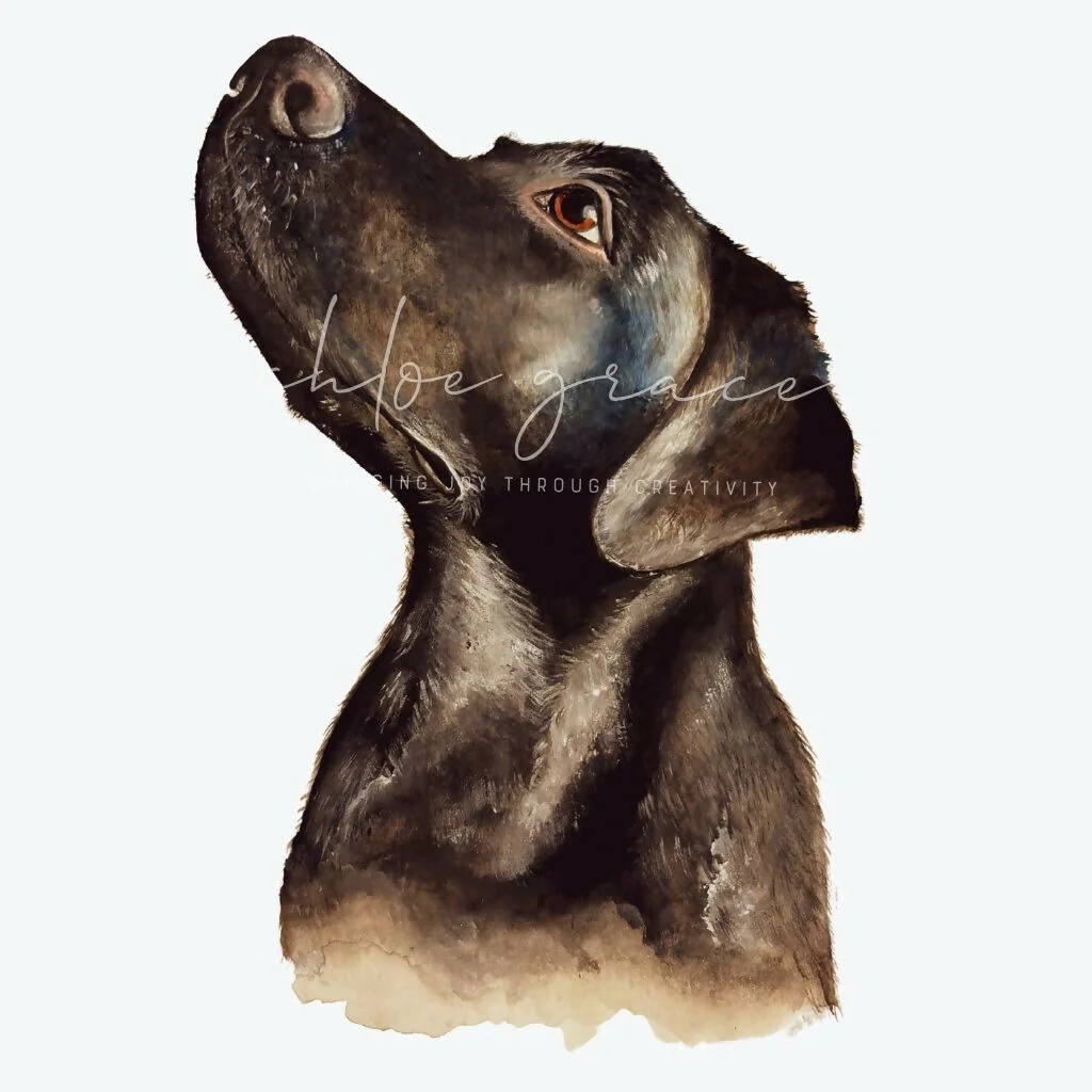 Chocolate Labrador A4 Prints - Country Collection - Image 2