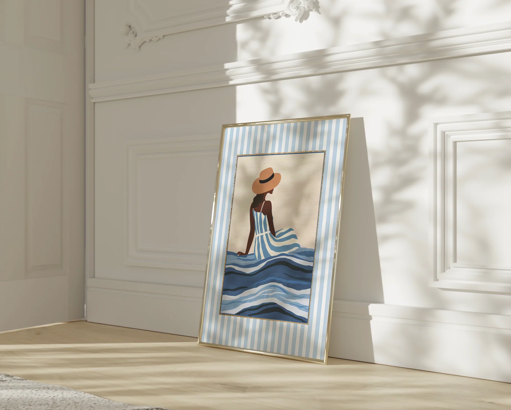 Coastal Artwork Retro Beach Life Cote d' Azur Print - Image 5