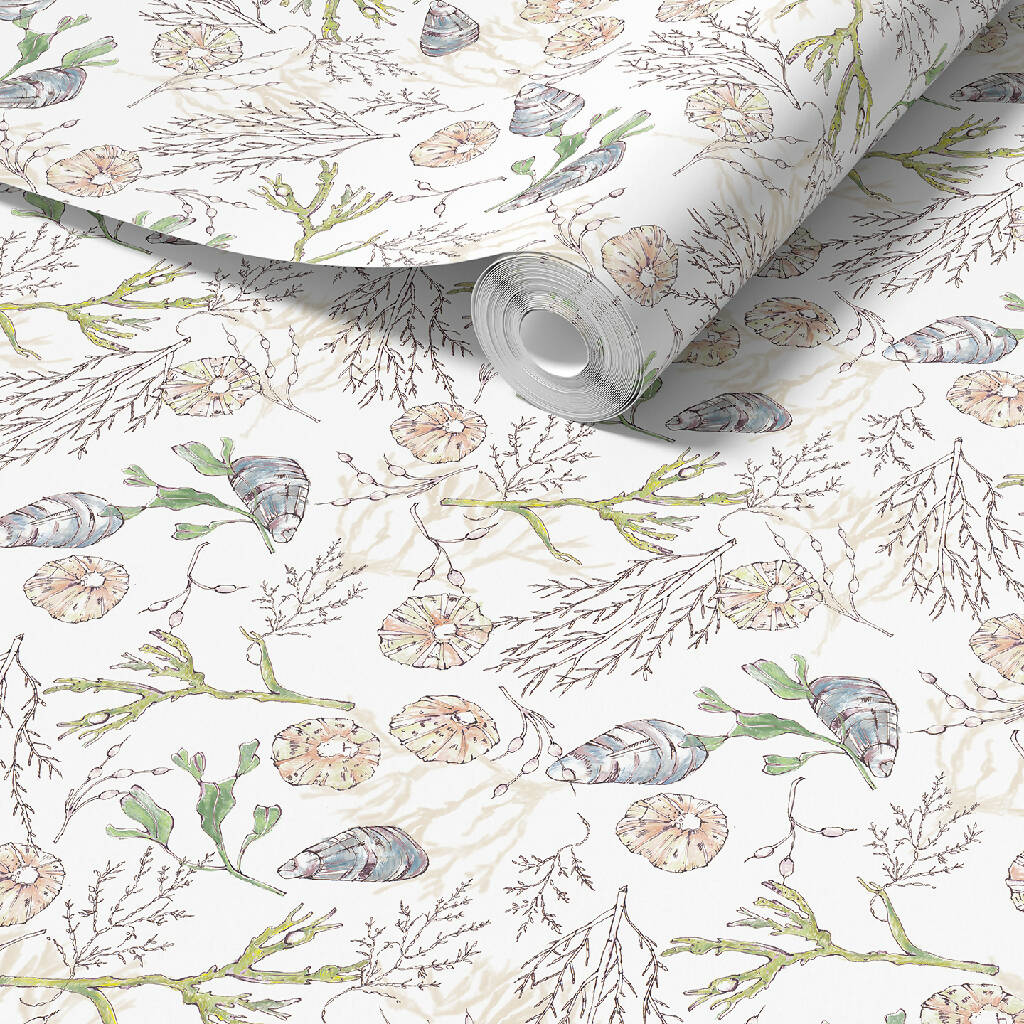 Coastal Cove Sustainable Wallpaper: Four Colours - Image 4