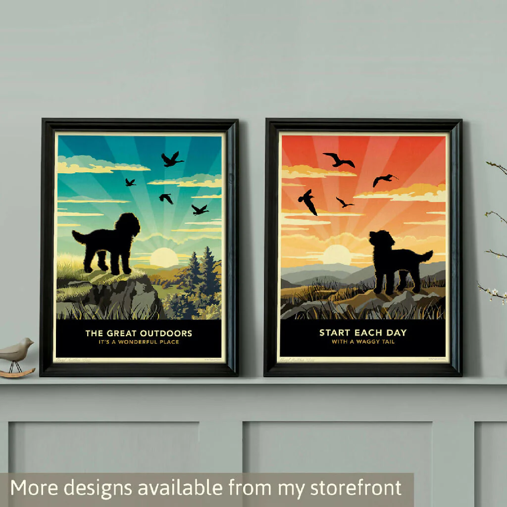 COCKAPOO 'COASTAL SUNRISE’ LIMITED EDITION ART PRINT - Image 13