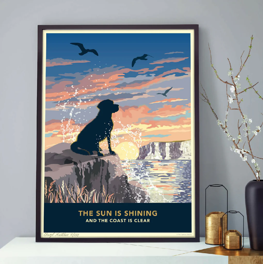 LABRADOR 'COASTAL SUNRISE’ LIMITED EDITION ART PRINT