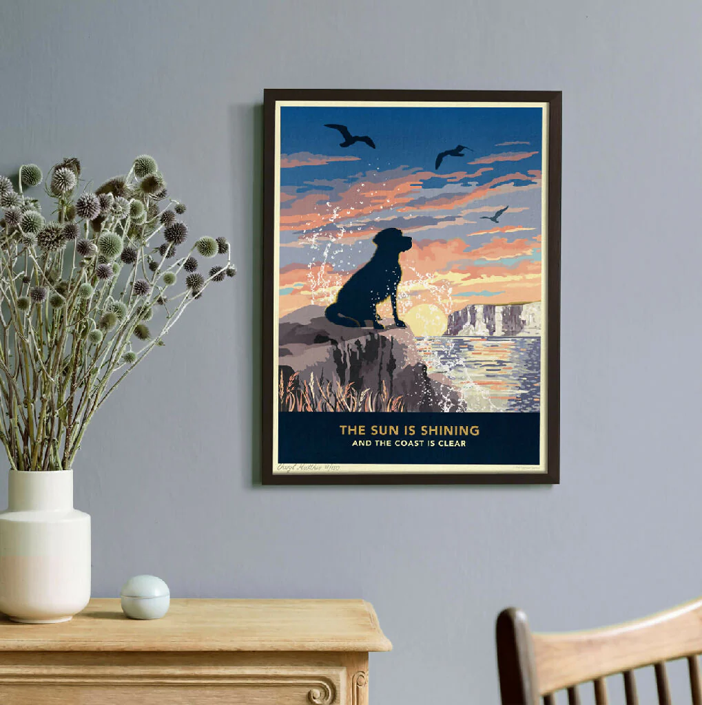 LABRADOR 'COASTAL SUNRISE’ LIMITED EDITION ART PRINT - Image 3