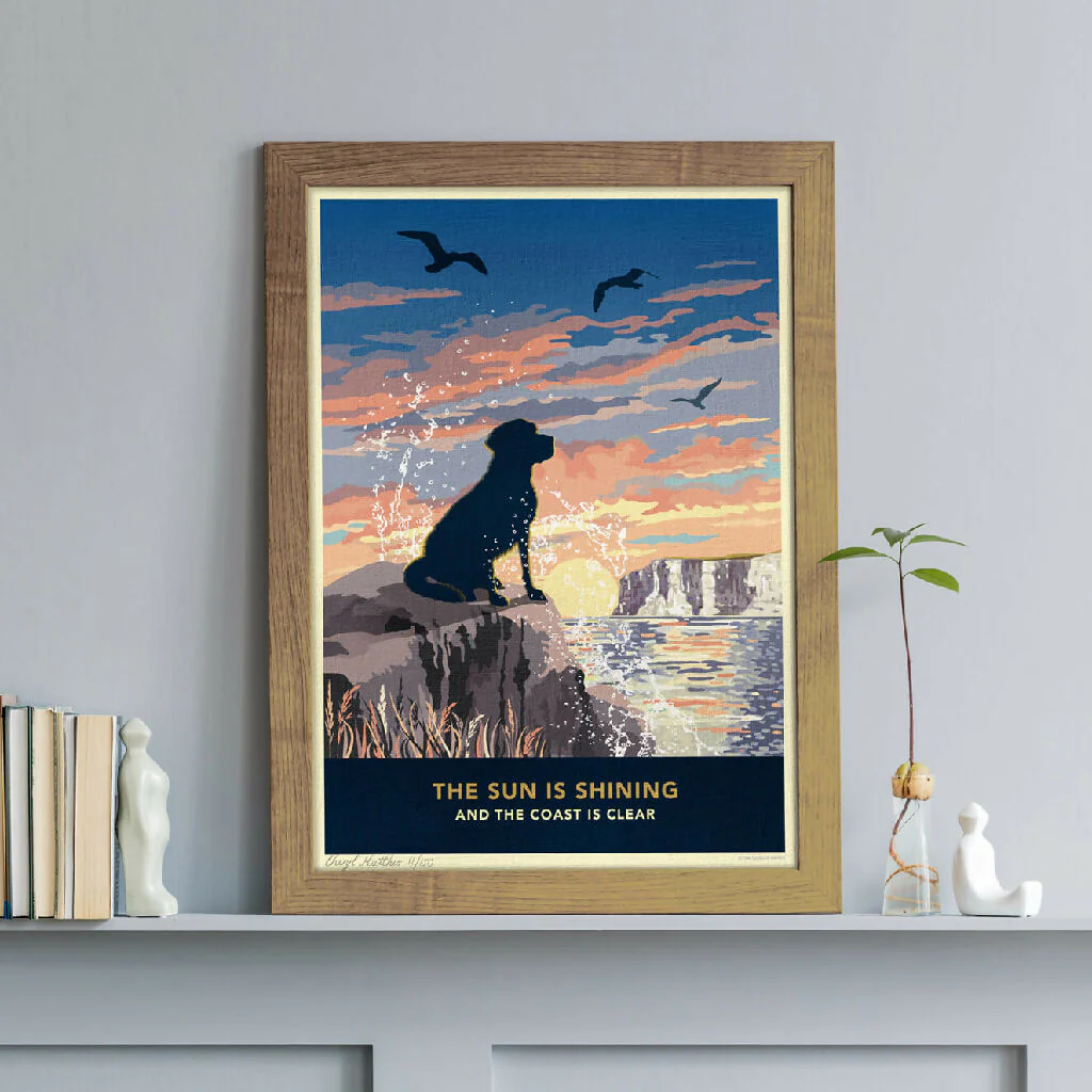 LABRADOR 'COASTAL SUNRISE’ LIMITED EDITION ART PRINT - Image 4