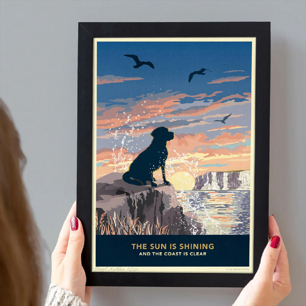 LABRADOR 'COASTAL SUNRISE’ LIMITED EDITION ART PRINT - Image 5
