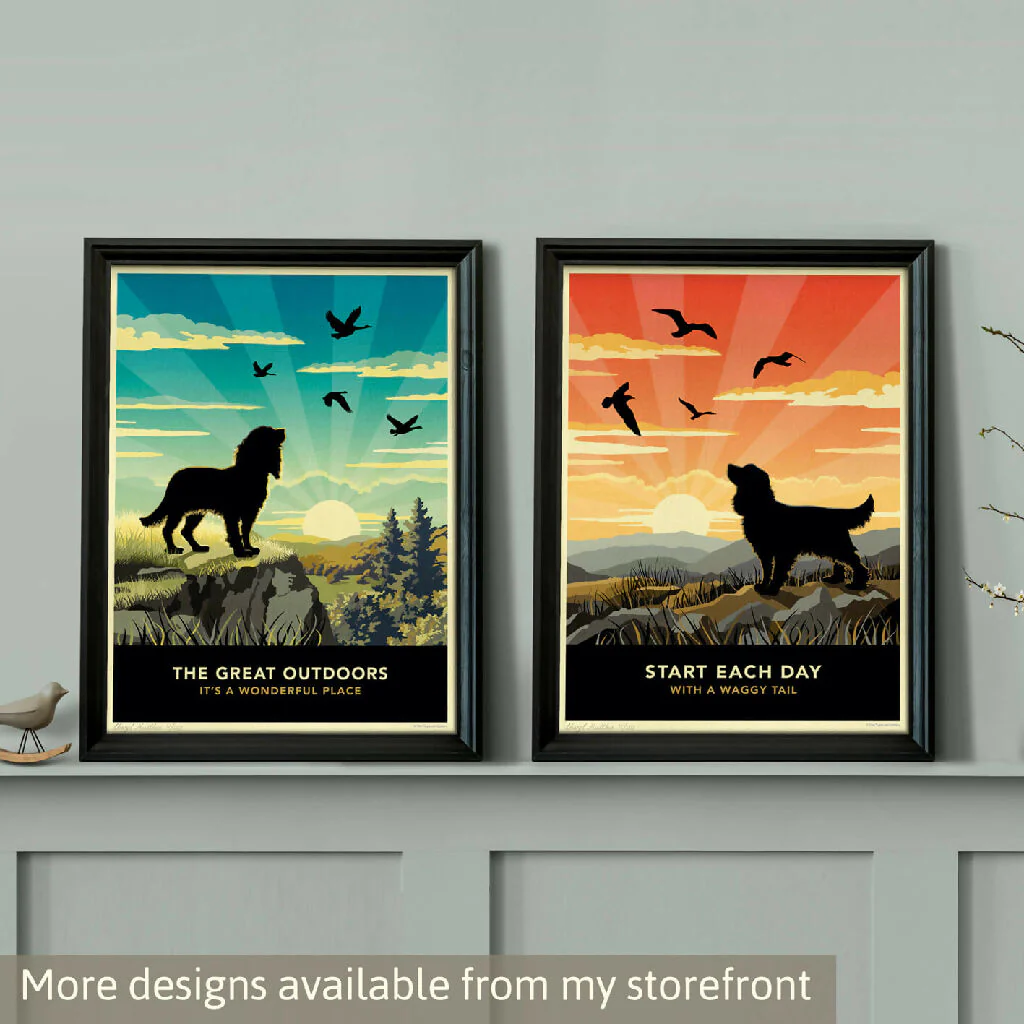 SPANIEL 'COASTAL SUNRISE’ LIMITED EDITION ART PRINT - Image 13