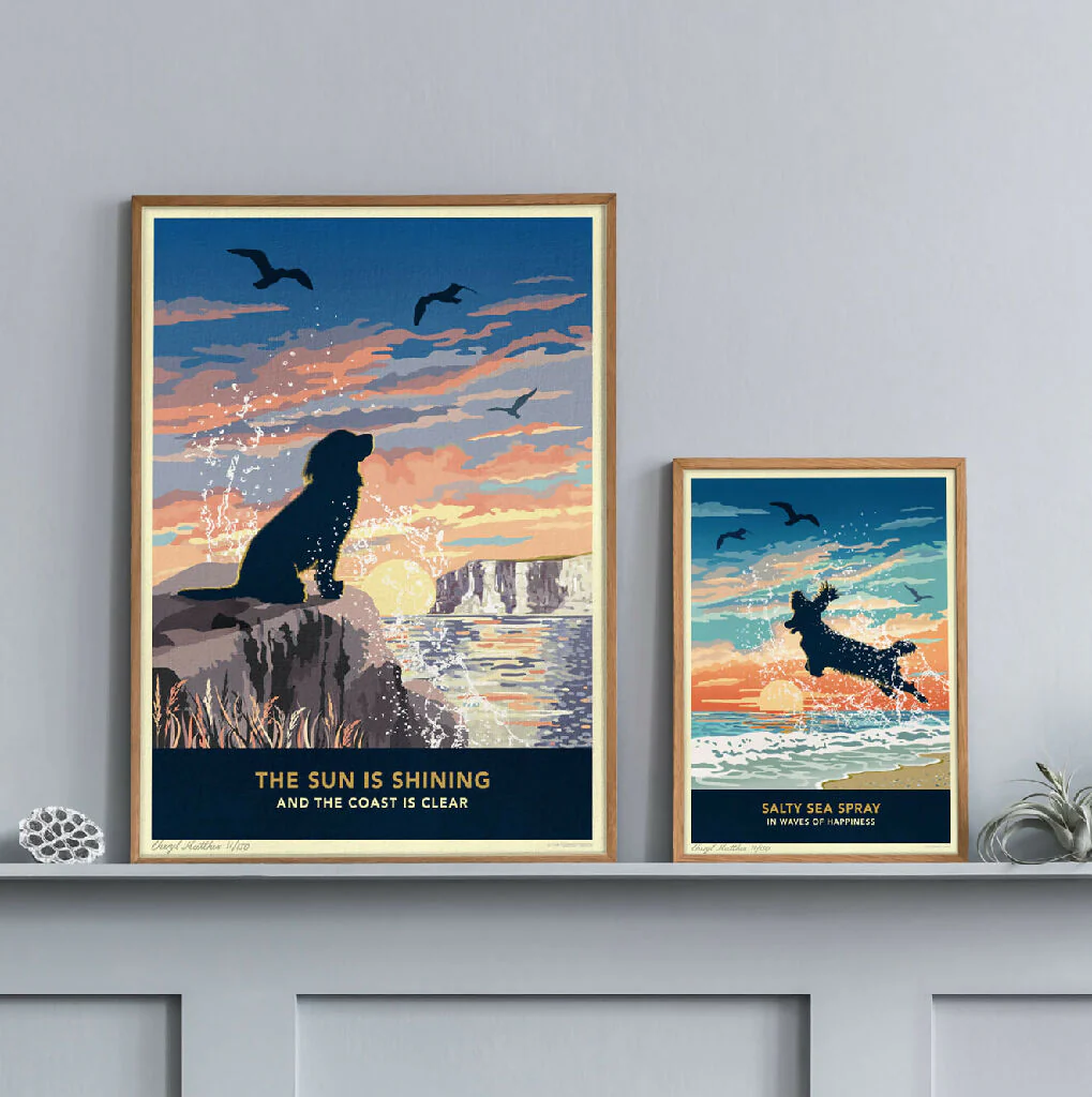 SPANIEL 'COASTAL SUNRISE’ LIMITED EDITION ART PRINT - Image 6