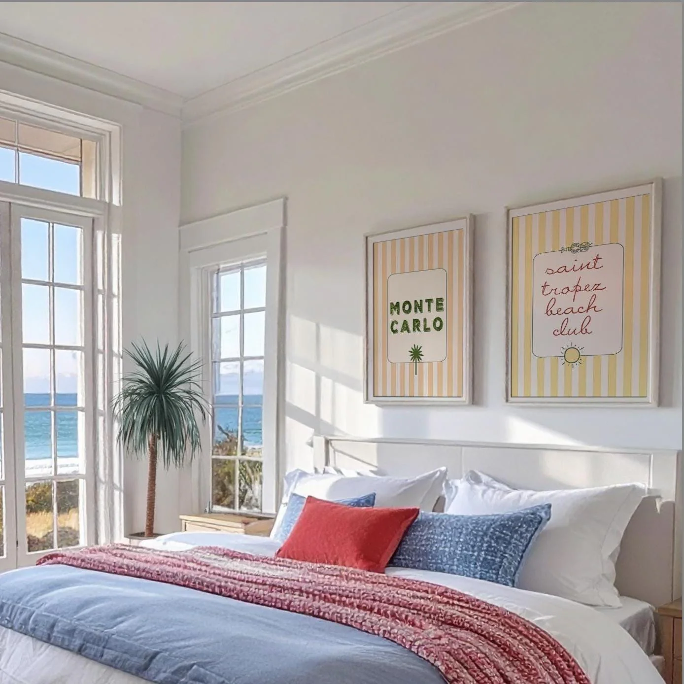 Coastal Wall Art French Riviera Artwork St. Tropez Poster - Image 4
