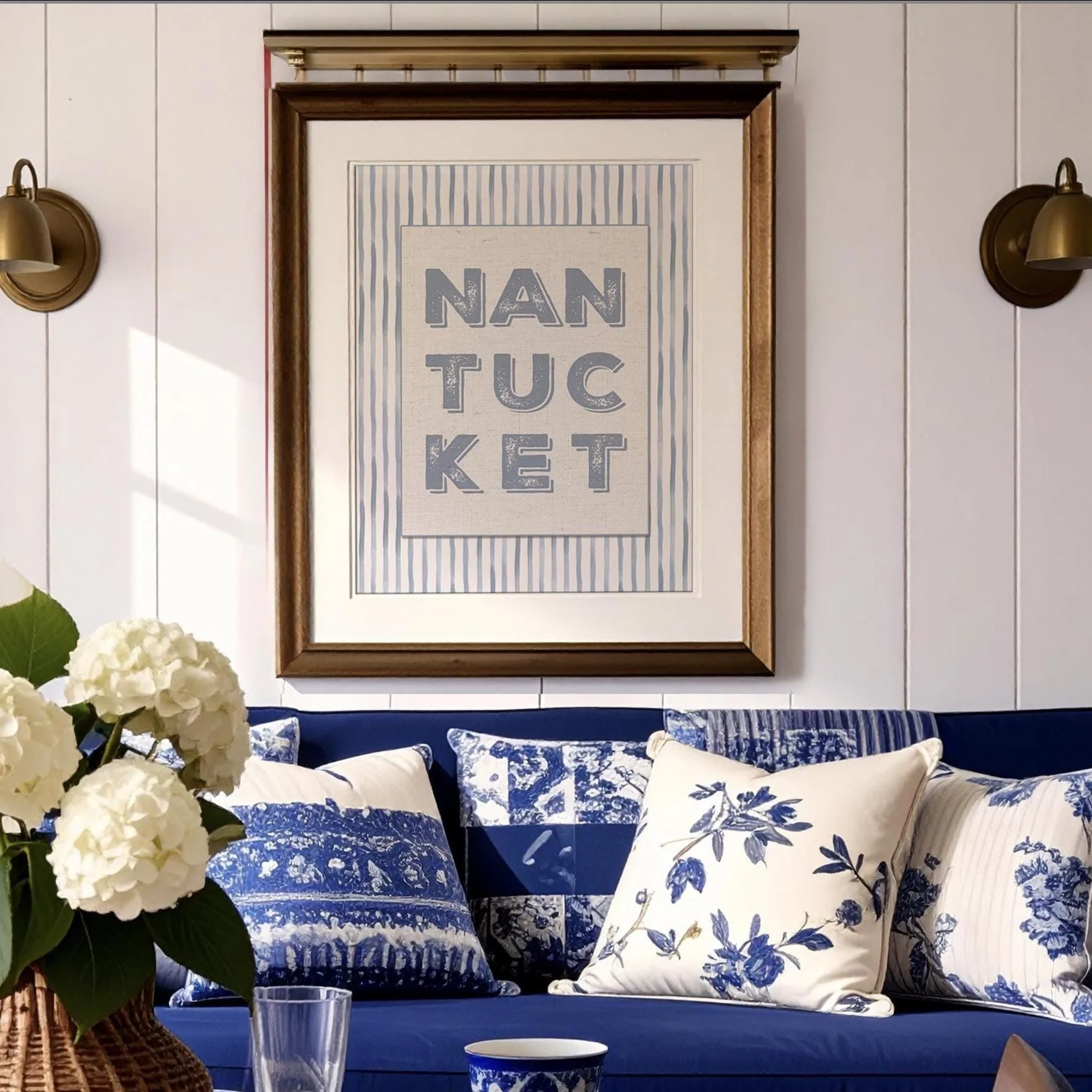 Coastal Wall Art Set of 3 Prints Whimsical Beach House Artwork - Image 3
