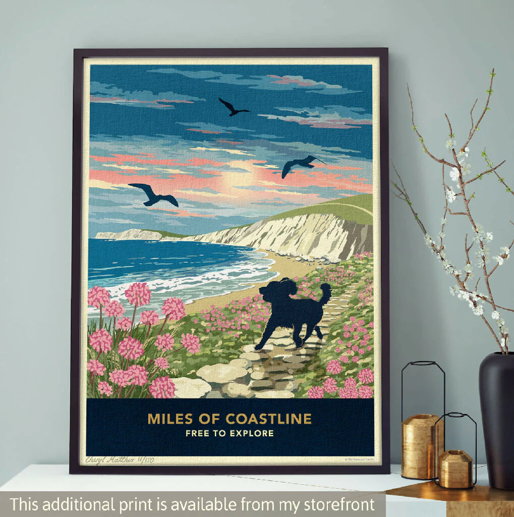 COCKAPOO 'BEACH FUN’ LIMITED EDITION ART PRINT - Image 10
