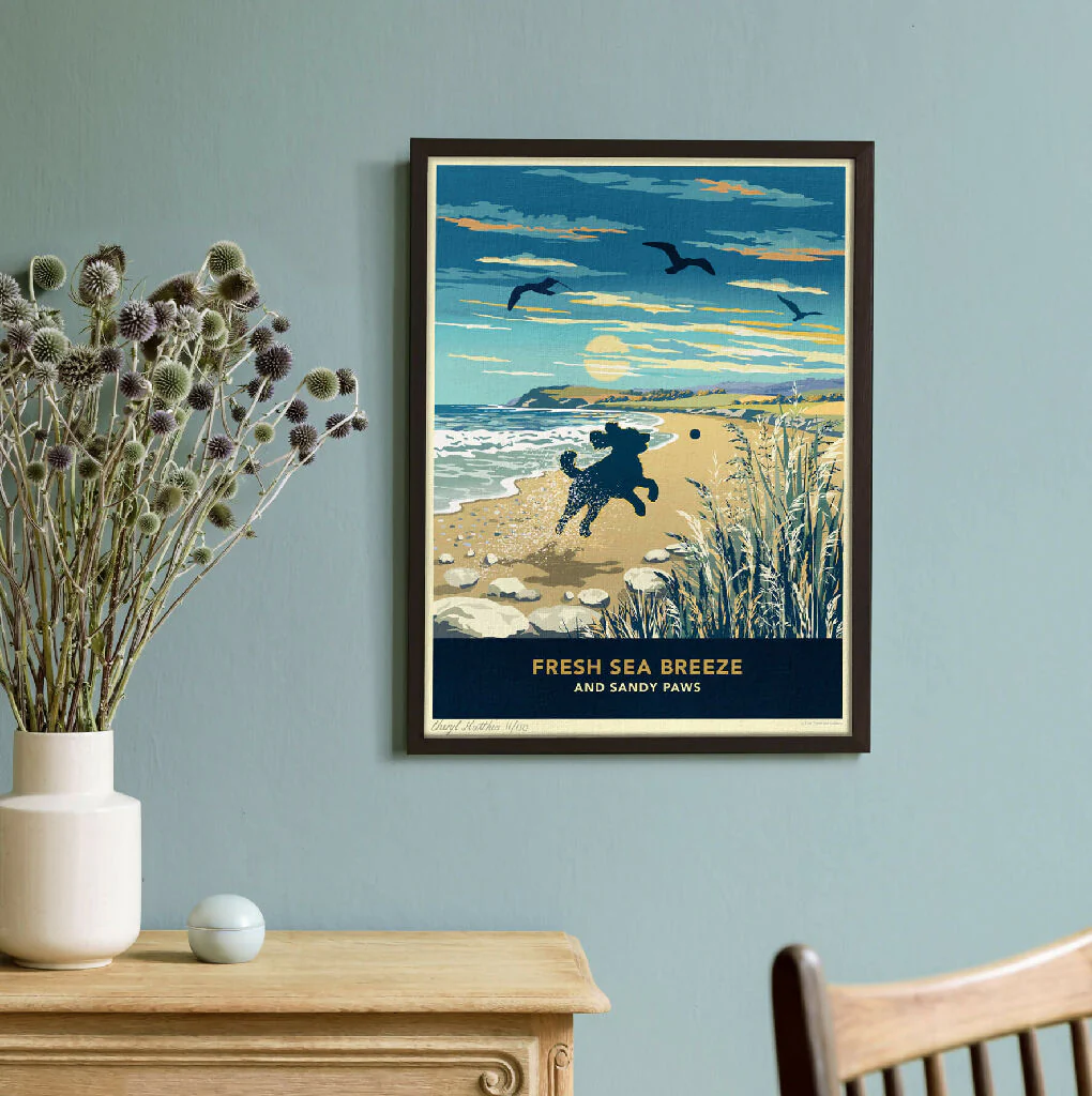 COCKAPOO 'BEACH FUN’ LIMITED EDITION ART PRINT - Image 3