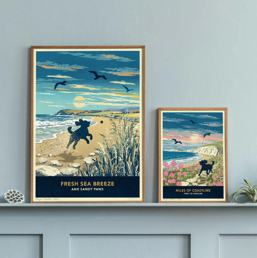 COCKAPOO 'BEACH FUN’ LIMITED EDITION ART PRINT - Image 6
