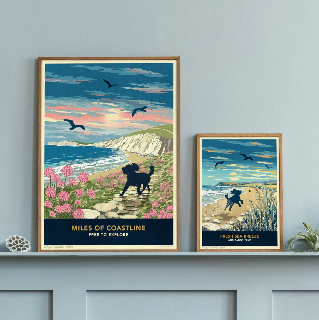COCKAPOO 'COASTAL WALKS’ LIMITED EDITION ART PRINT - Image 6