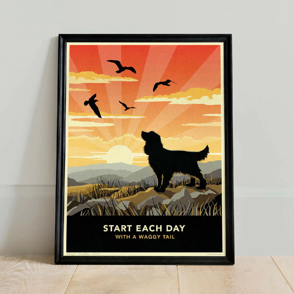 COCKER SPANIEL ‘WAGGY TAILS’ LIMITED EDITION ART PRINT - Image 5