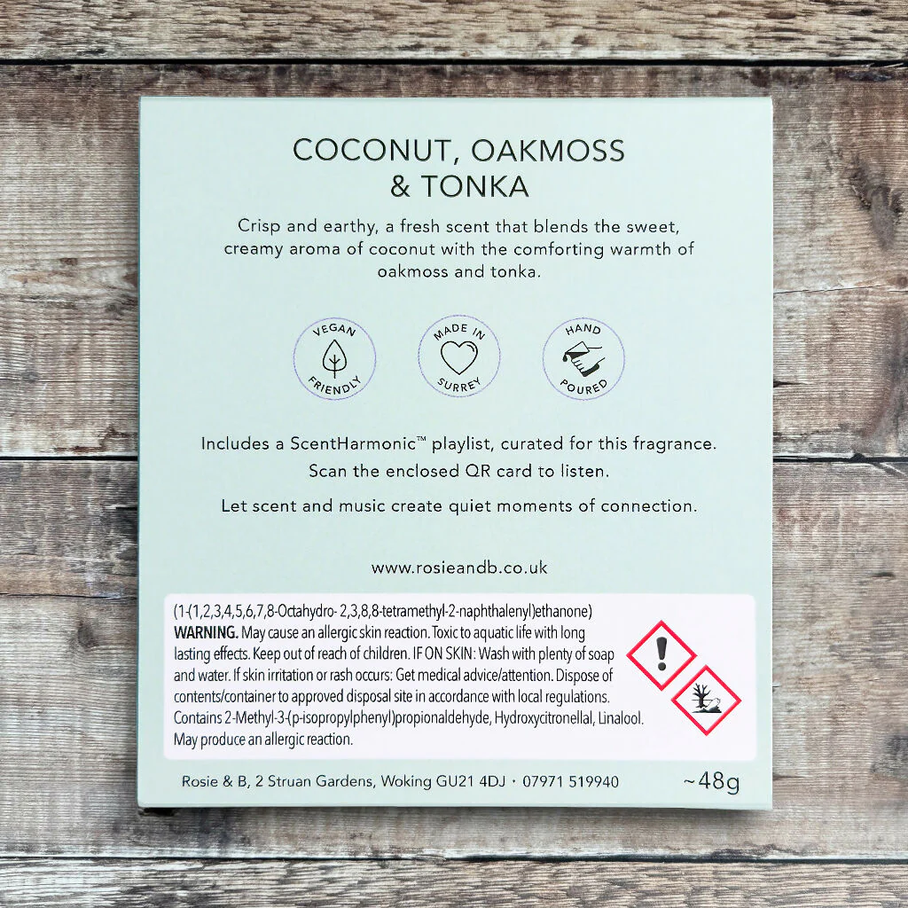 Coconut, Oakmoss & Tonka Wax Melts - Image 3