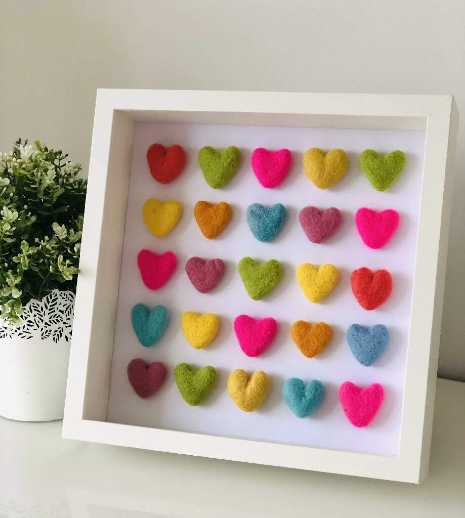 Colourful Hearts - small frame - Image 2