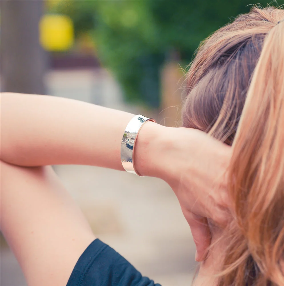 Concave Silver Cuff - Image 4