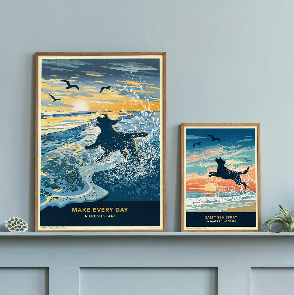 LABRADOR RETRIEVER ‘FRESH START’ LIMITED EDITION ART PRINT - Image 6
