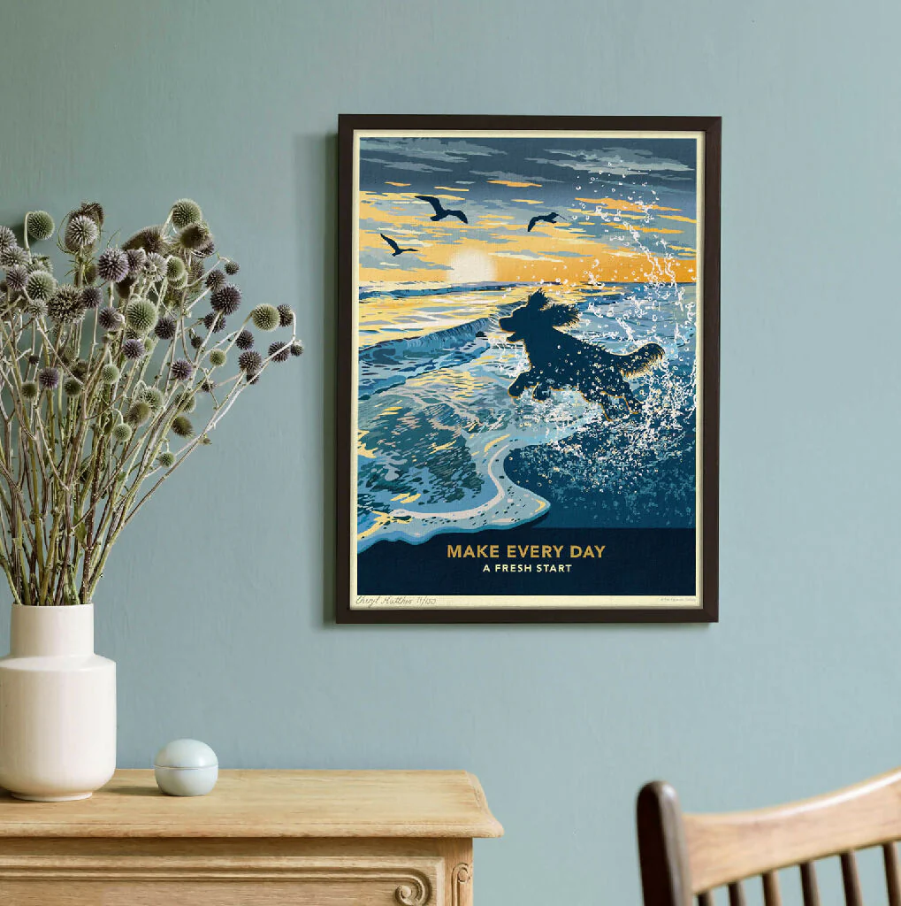 SPANIEL ‘FRESH START’ LIMITED EDITION ART PRINT - Image 3