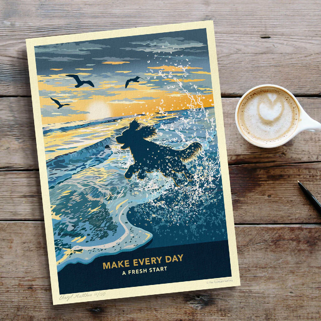 SPANIEL ‘FRESH START’ LIMITED EDITION ART PRINT - Image 7