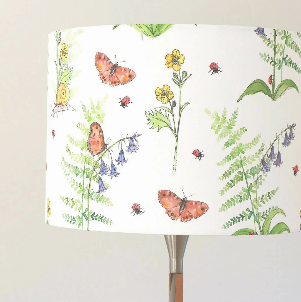 Cornish Woodland Designer Lampshade - Image 4