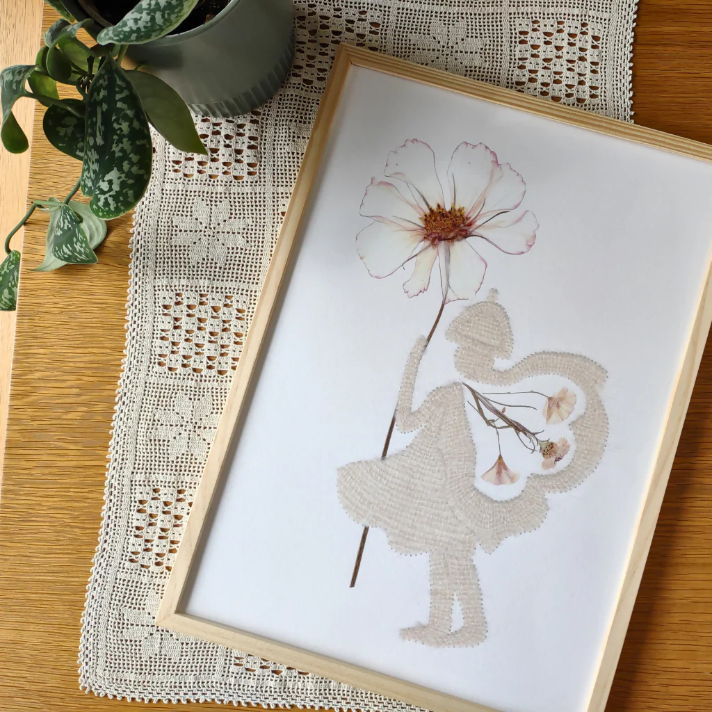 Cosima The Linen Fairy Art Print - Image 6