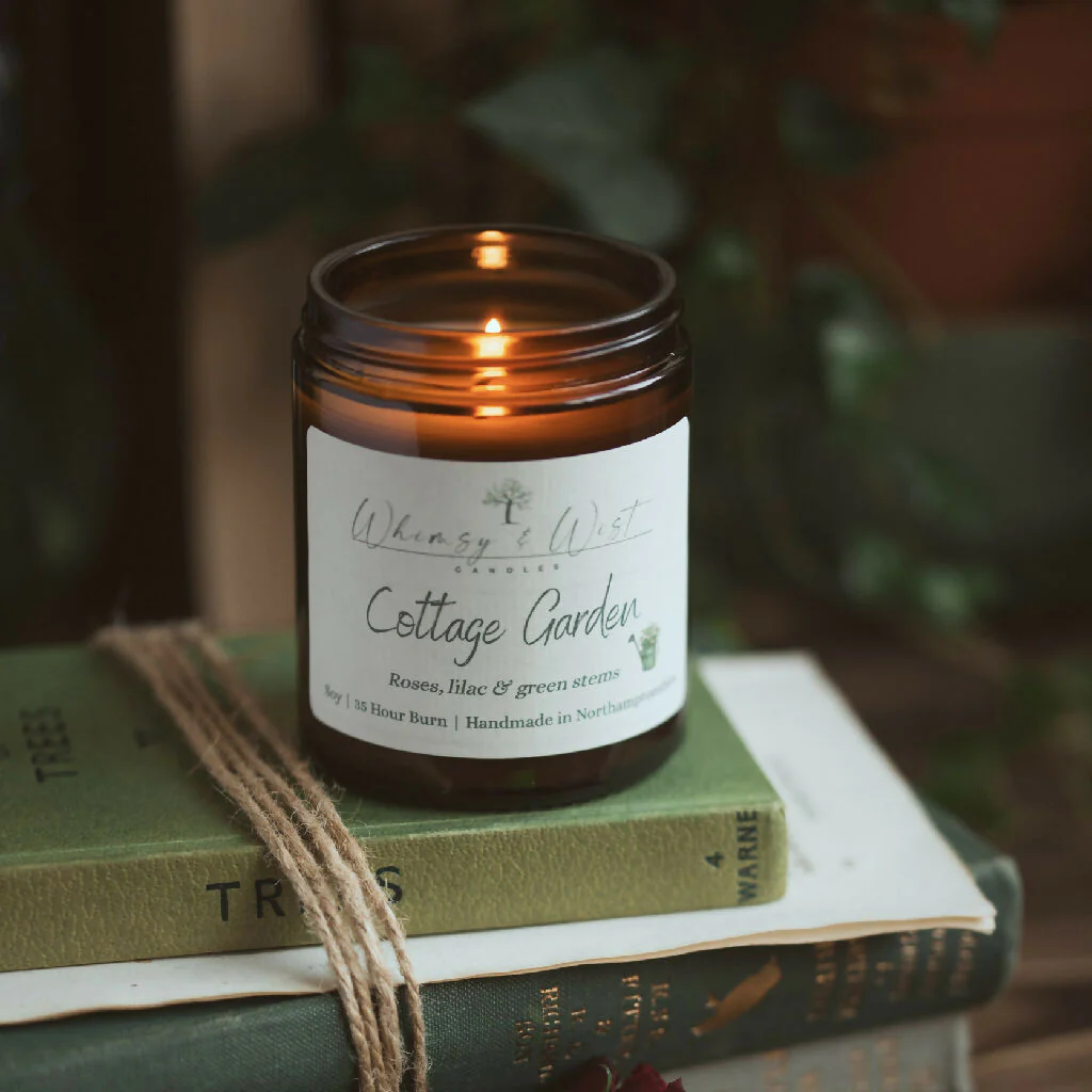 Cottage Garden Scented Soy Candle - Image 3