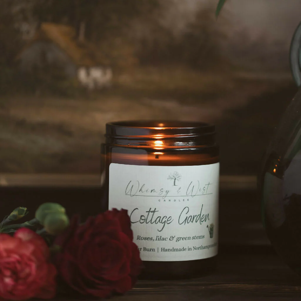 Cottage Garden Scented Soy Candle - Image 4