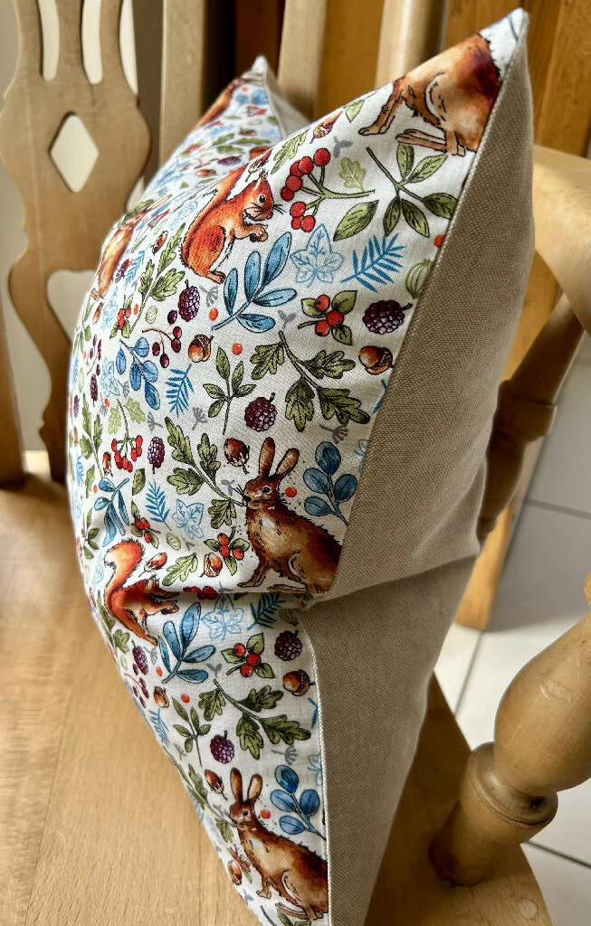 'Countryside in Autumn' Cushion - Image 4
