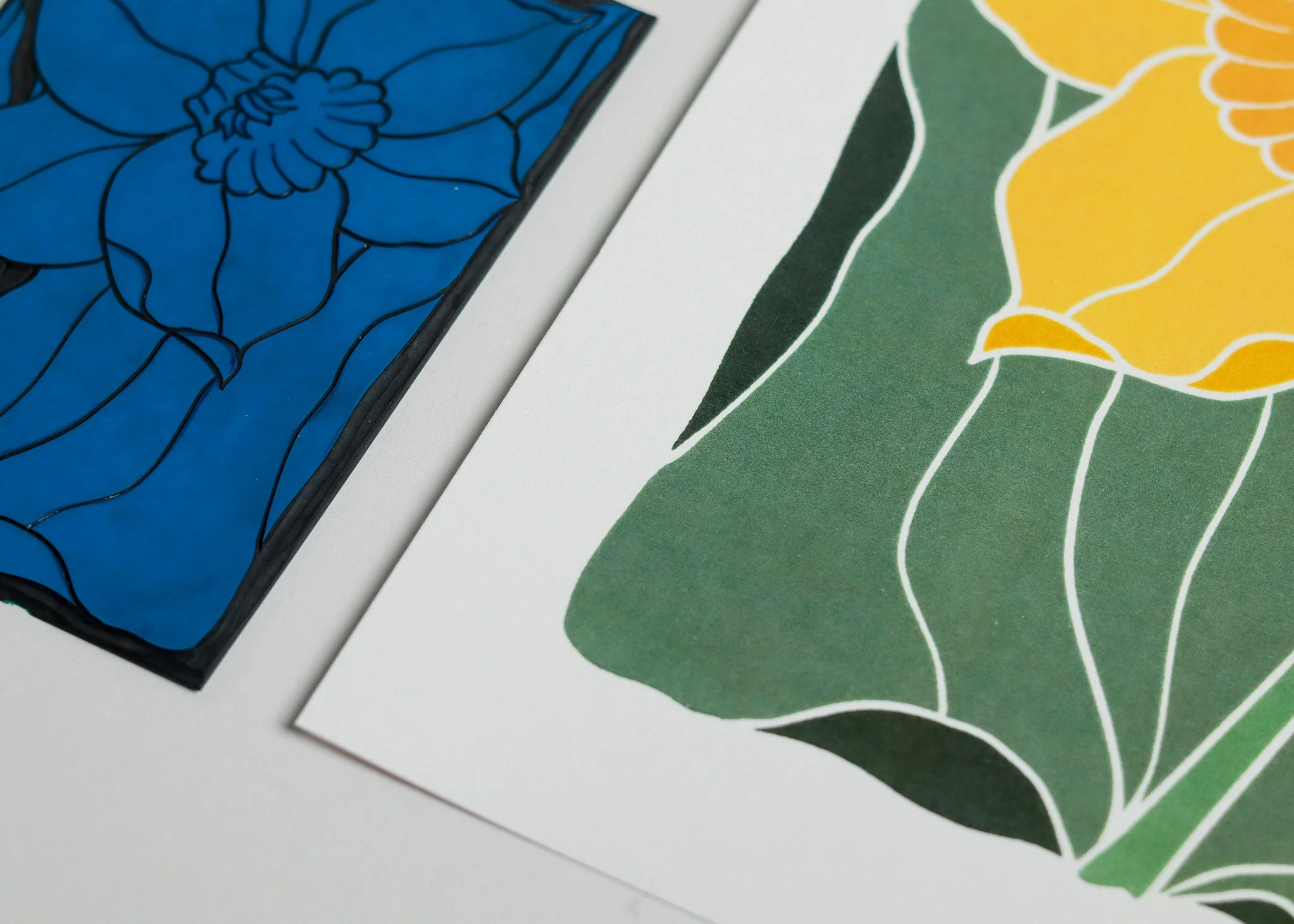 Dancing Daffodil | Art Print on Cotton Paper - Image 4