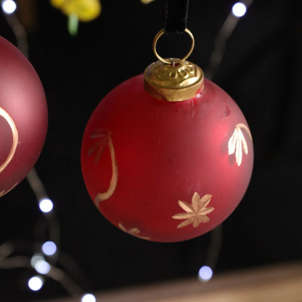 Dhruv Glass Christmas Bauble