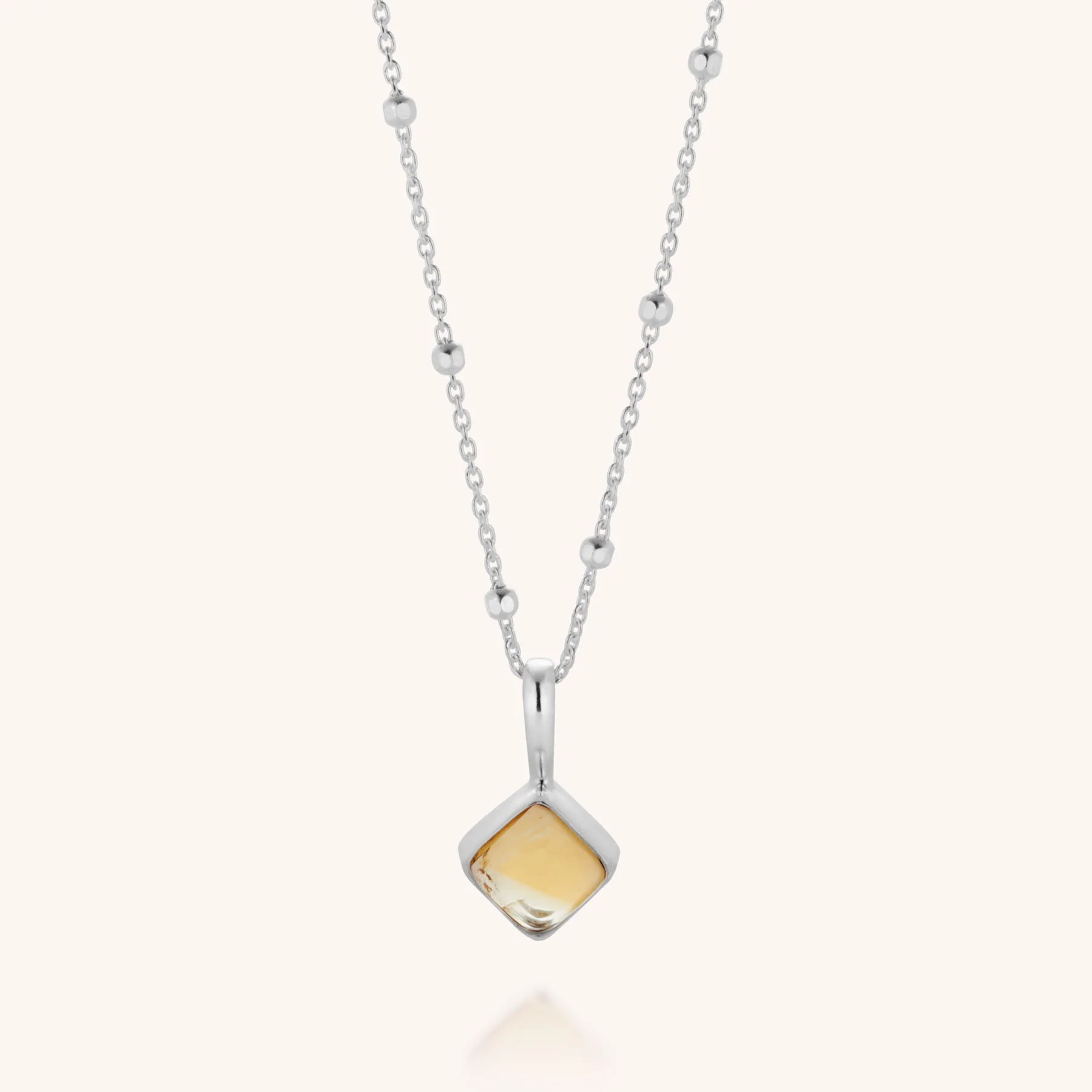 Diamond Birthstone Necklace November
