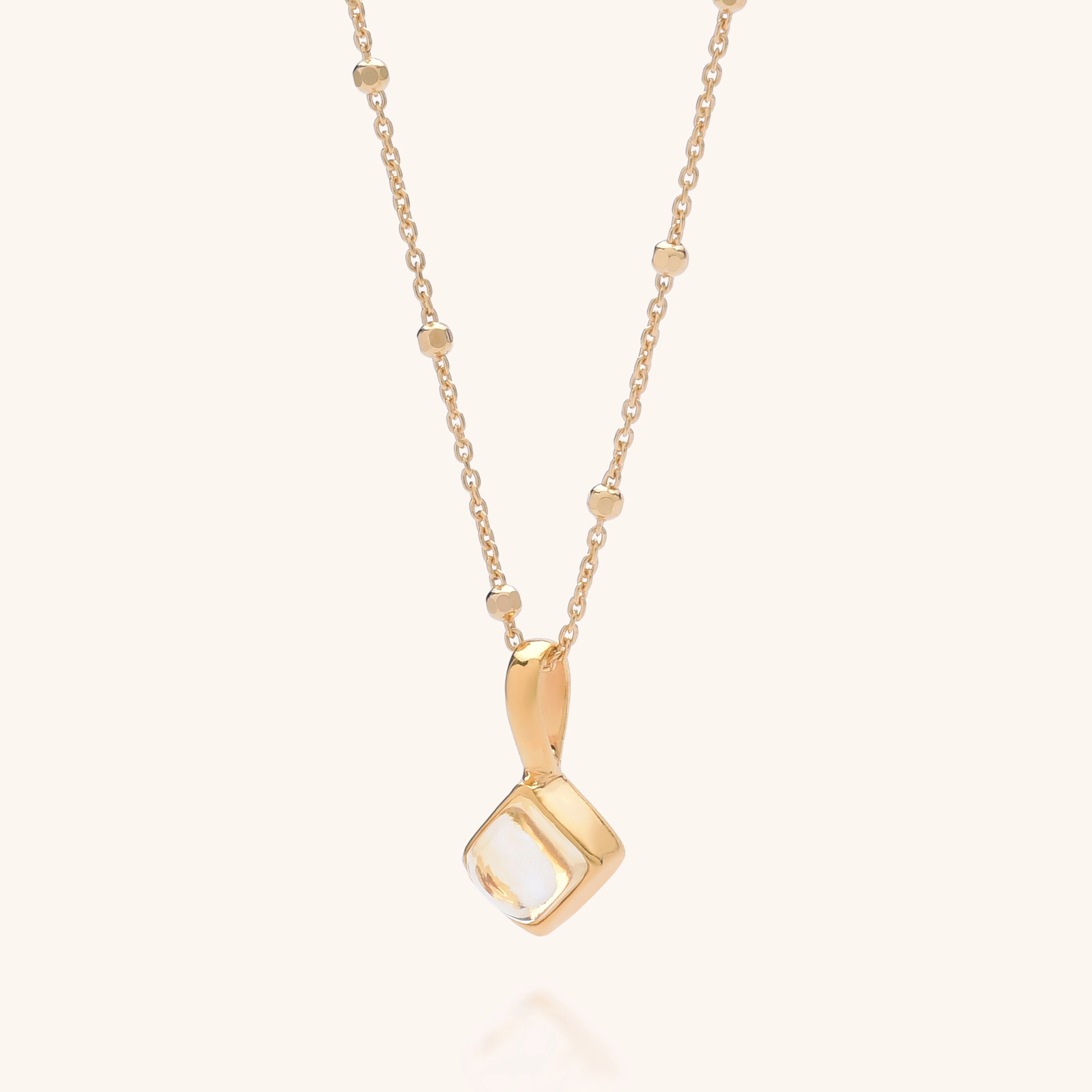 Diamond Birthstone Necklace November - Image 4