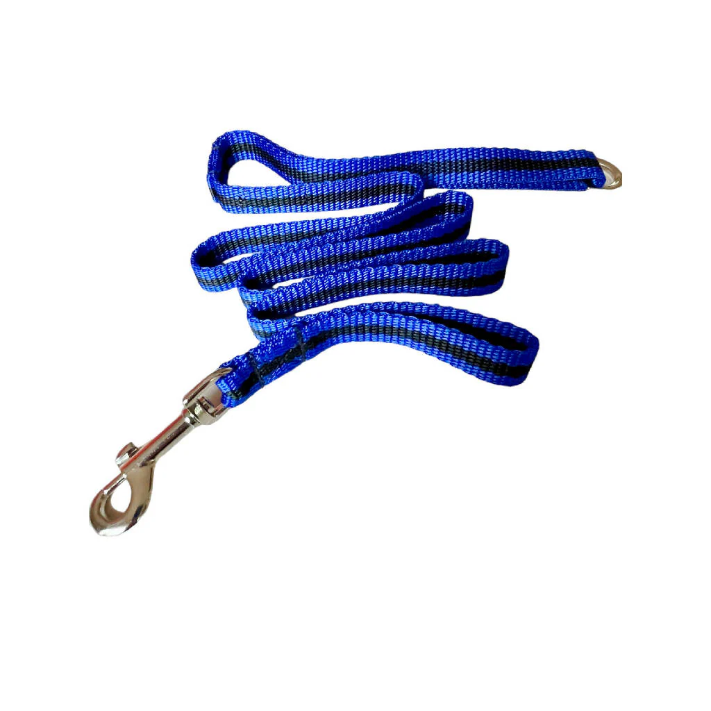 Dog Lead In Blue And Black Stripe - 2 sizes available - Image 3